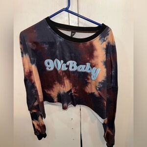 Tie-Dye Long Sleeve Top